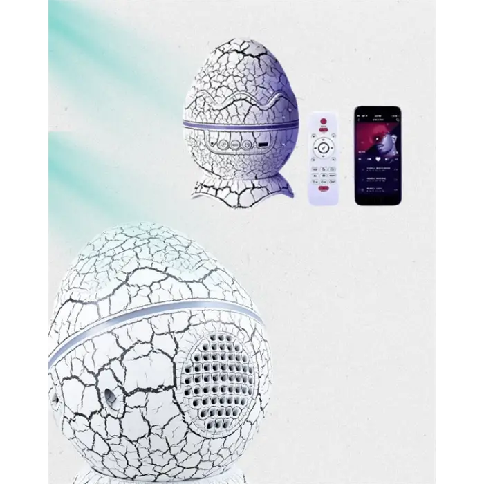 Bluetooth Hoparlör Özellikli 7 Renkli Gece Aydınlatması