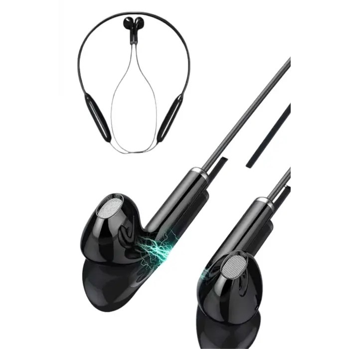 Bluetooth Kulaklık Kablolu Android ve İOS Uyumlu ANC Özellikli 100 saat sarj