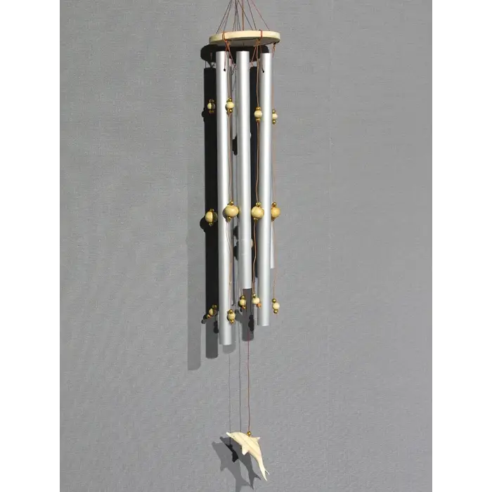 Boncuklu Metal Rüzgar Çanı Model 1