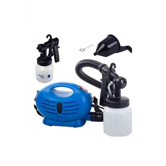 Boya Tabancası Hazneli Taşınabilir Elektrikli Duvar Mobilya Beton ve Alçı Boyası