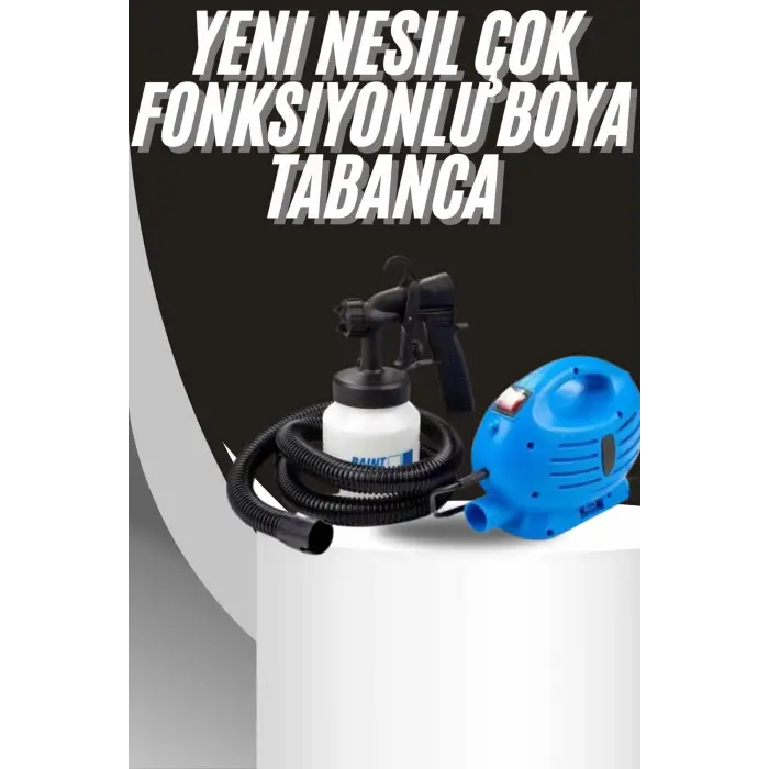 Boya Tabancası Paint Zoom Yeni Nesil Çok Fonksiyonlu Püskürtücü Elektrikli Sprey Tabanca Seti