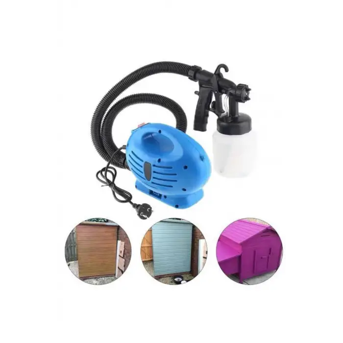 Boya Tabancası Paint Zoom Yeni Nesil Çok Fonksiyonlu Püskürtücü Elektrikli Sprey Tabanca Seti