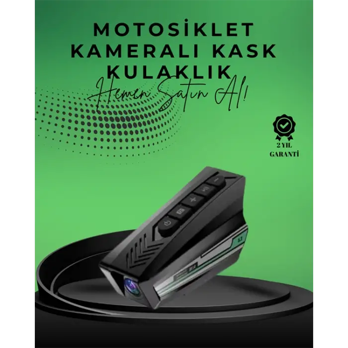BT16 Dashcam Özellikli Kask Kamerası – WiFi, Sesli Komut, HD Kayıt