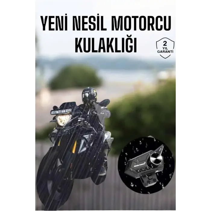 BT18 İntercom Kask Kulaklığı Motorcu Kulaklığı ANC Özelliği