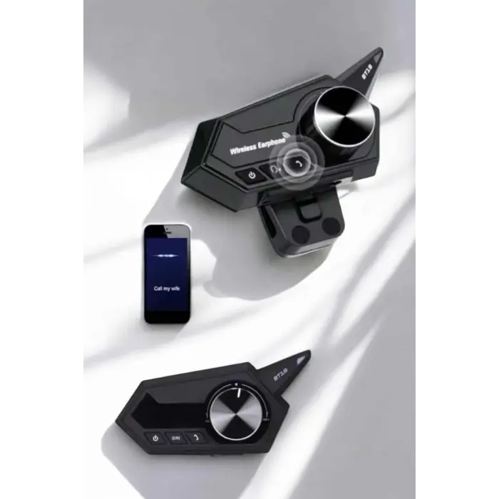 BT18 İntercom Kask Kulaklığı Motorcu Kulaklığı ANC Özelliği