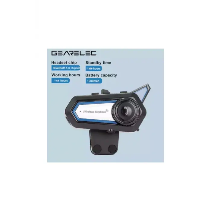 Bt31 Kask Kulaklık Bluetooth 5.0 Motosiklet Interkom Su Geçirmez Kablosuz Kulaklık