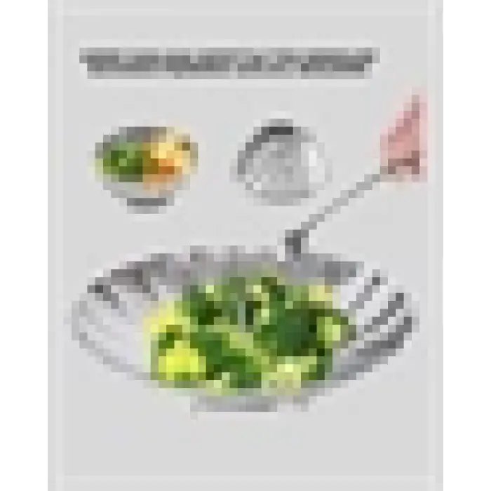 Buharda Pişirme İçin Paslanmaz Çelik Sebze Sepeti – Tüm Tencerelere Uyumlu, Kolay Temizlik