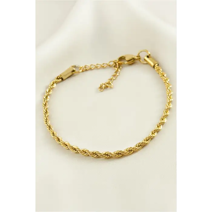 Burgulu Çelik Bileklik