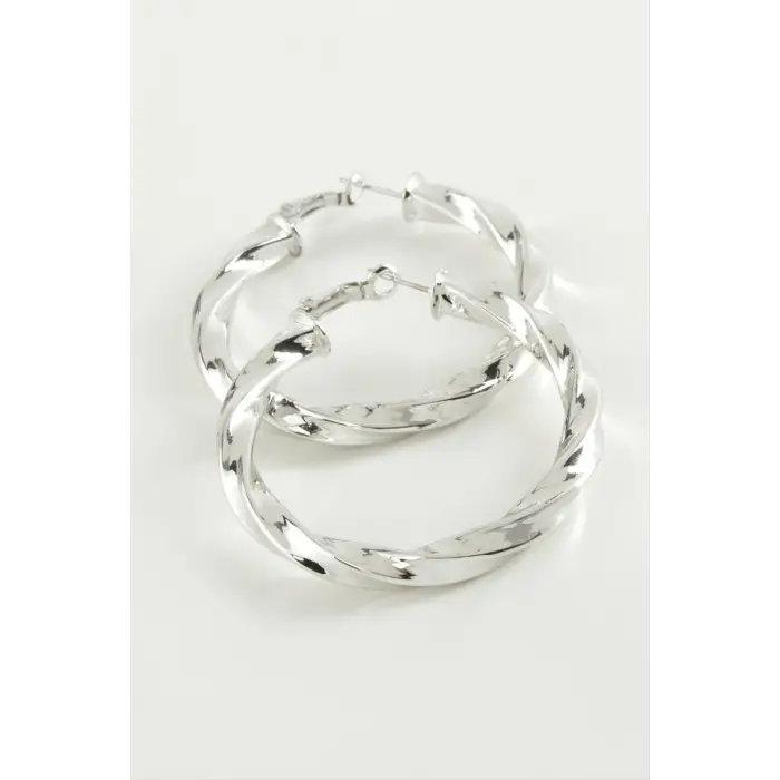 Burgulu Halka Küpe 3 cm