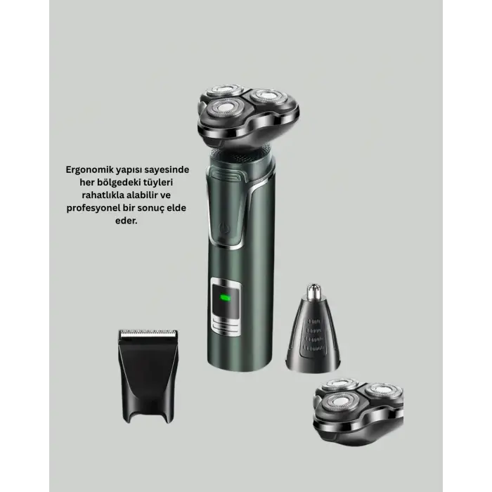Burun, Sakal Ve Saç İçin Erkek Tıraş Cihazı