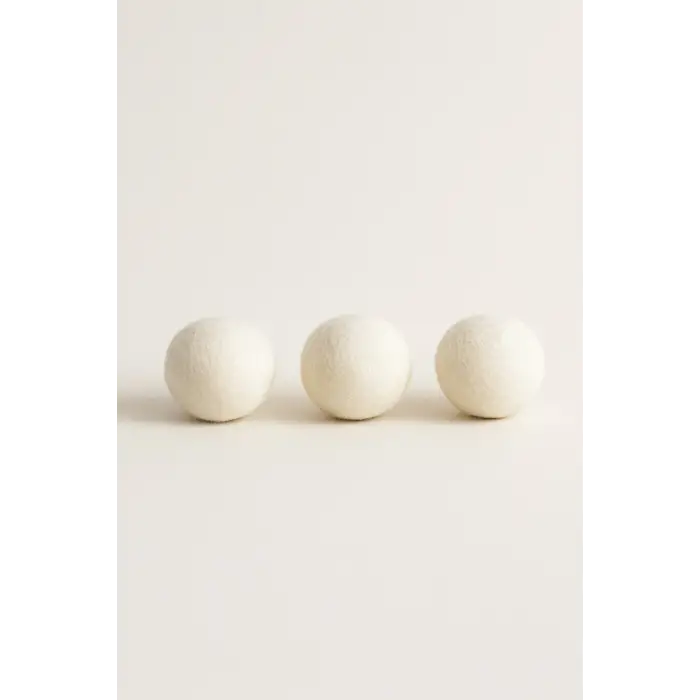 Büyük Boy XL 3 Adet Yün Kurutma Topu Kurutma Makinesi Için Doğal Yumuşatıcı Çamaşır Kurutma Topları