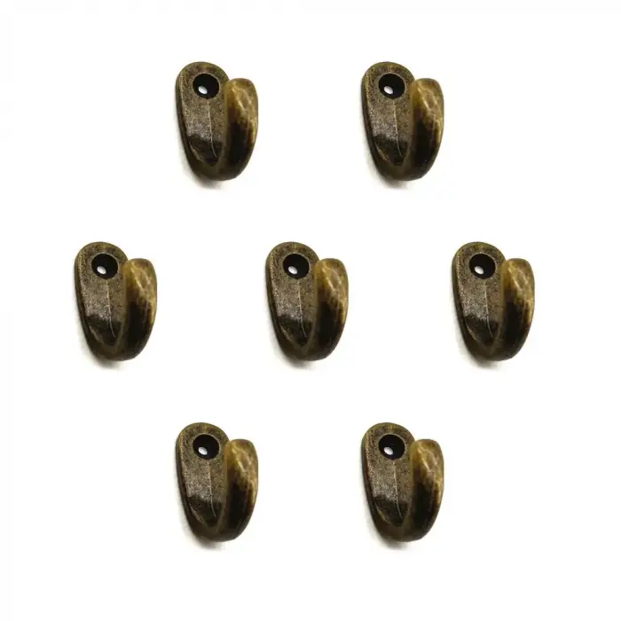 Büyük Tekli Fincan Askı, Dekor Askısı - Antik, 100 Adet, 12x23x30 Mm