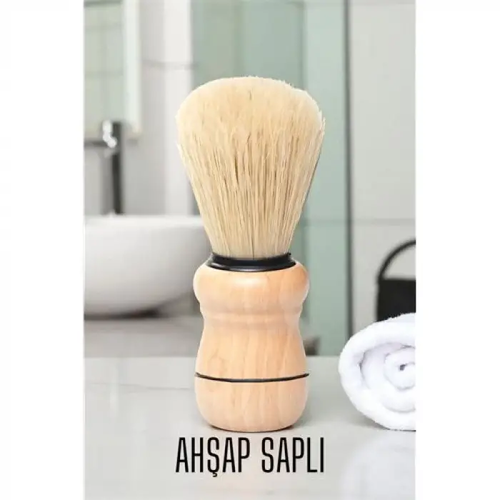 BX Ahşap Saplı Tıraş Fırçası