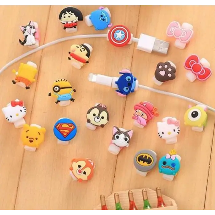 BX AKSESUAR FİGÜRLÜ ŞARJ KABLO KORUYUCU KK02