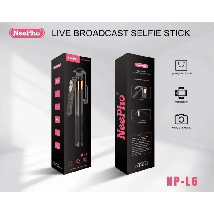 BX AKSESUAR NEEPHO NP-L6 BLUETOOTH TRİPOD T21