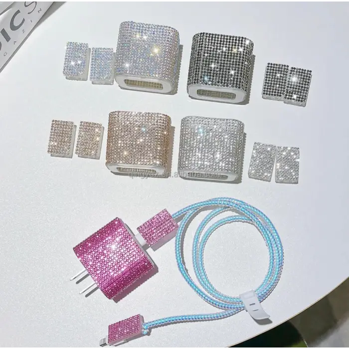 BX AKSESUAR TAŞLI ŞARJ KABLO KORUYUCU SET KK03