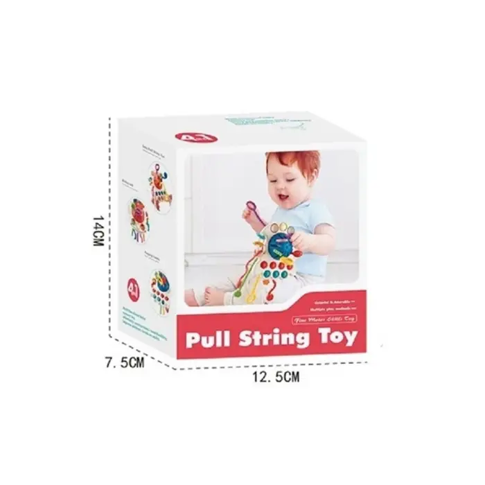 BX BIB68859-Vardem Duyusal Montessori Oyuncaklar  Toplu-Çekme İpli