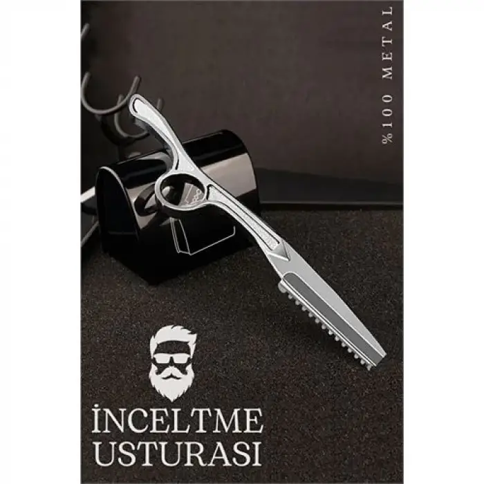 BX Feather Tip Jiletli Ustura Profesyonel Saç Sakal Inceltme Usturası