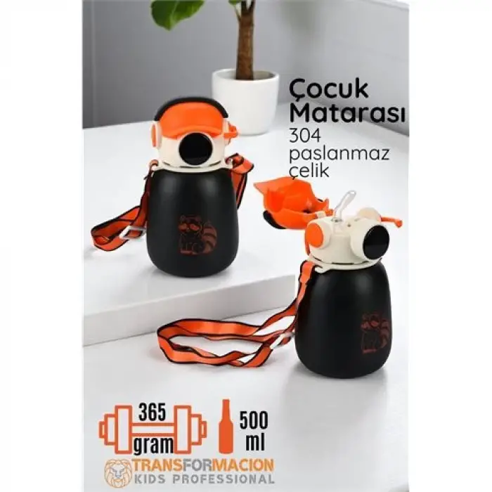 BX Inox Çelik Hafif Çocuk Matarası 500 ml KAPASİTELİ