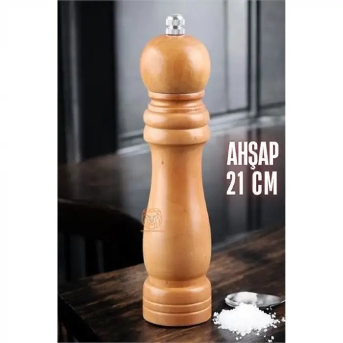 BX Karabiber Tuz Değirmeni Ahşap 21 cm XL