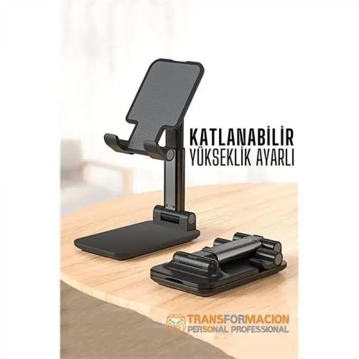 BX Katlanabilir Masaüstü Telefon Standı - Telefon Tutucu