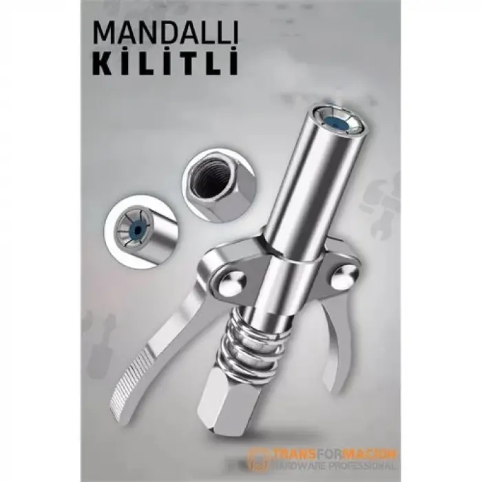 BX Mandallı Kilitlemeli Gres Pompasi Ucu