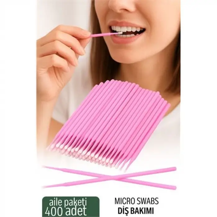 BX Micro Swab - Diş Bakım Çubuğu - 400 Adet Aile Paketi