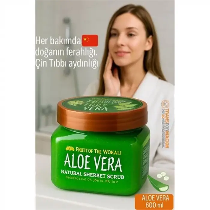 Profesyonel AloeVera Doğal Peeling - Tüm Vücut Scrub 600 ml