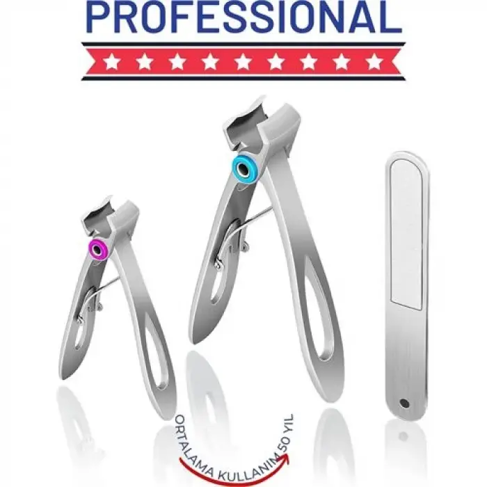 BX Profesyonel Tırnak Makası Törpü Seti Çelik Özel Kutulu