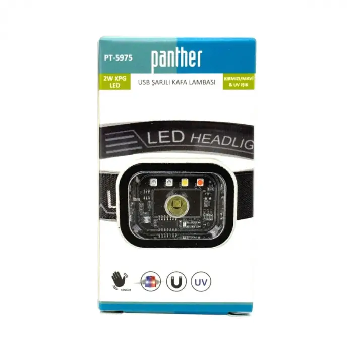 BX PT-5975 USB ŞARJLI KAFA LAMBASI