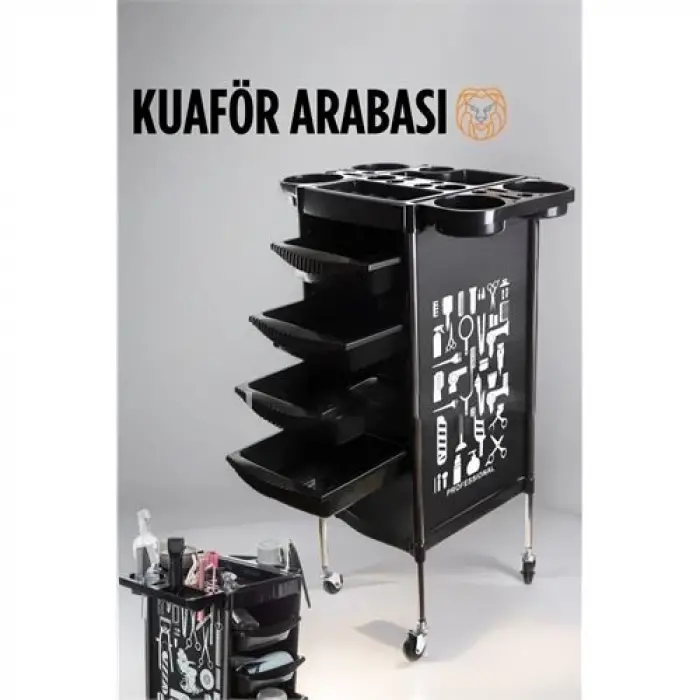 BX Raflı Kuaför Arabası Absolute Professional
