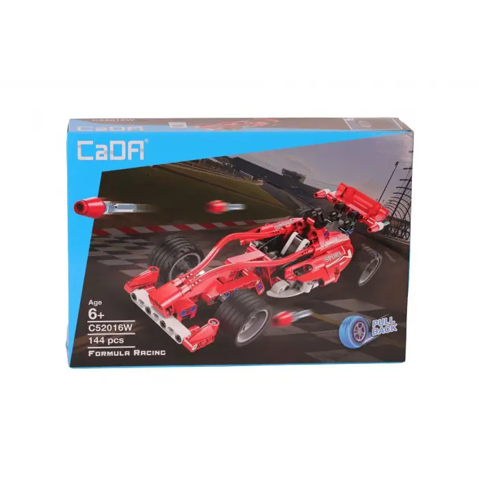 C52016W YARIŞ ARABASI ÇEK BIRAK 144 PARÇA BLOCK OYUNCAK