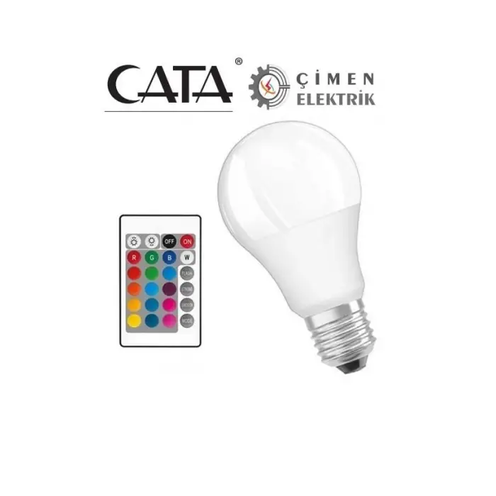 CATA CT 4058 9W Led Ampul RGB Kumandalı