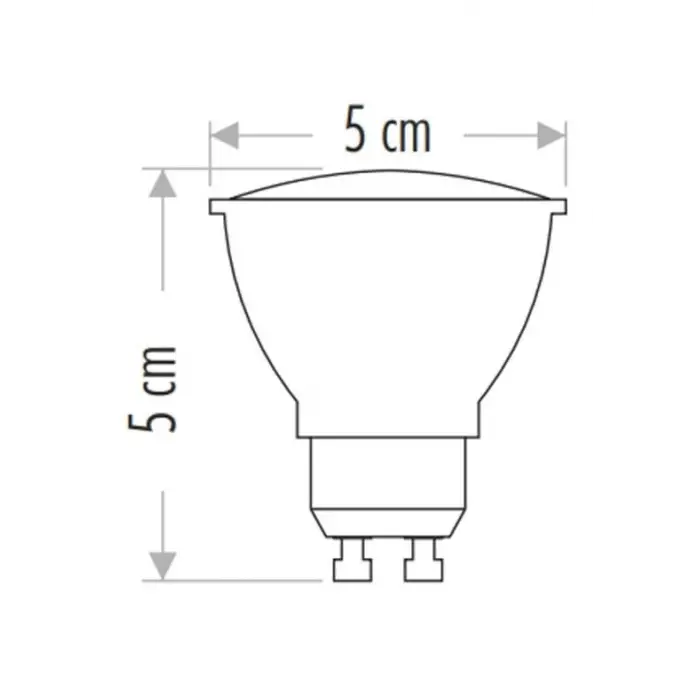 CATA CT 4215 7W Led Çanak Ampul 6400K Beyaz Işık GU10 Duy