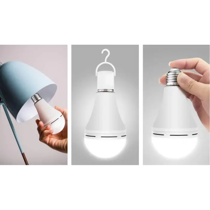 CATA CT 4229 9W Şarjlı Led Ampul 6400K Beyaz Işık