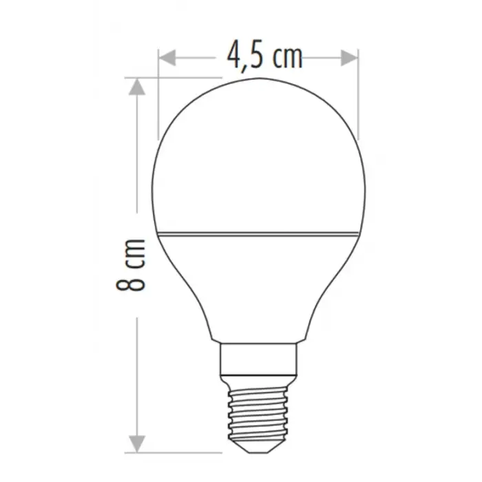 CATA CT 4233 6W Led Ampul 3200K Gün Işığı E14
