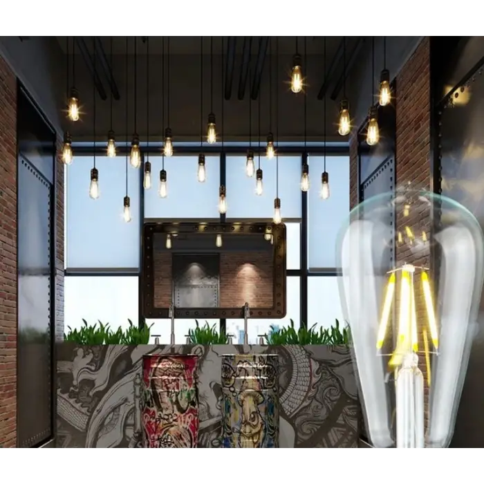 CATA CT 4353 8W Rustik Led Ampul 6400K Beyaz Işık E27 Duy