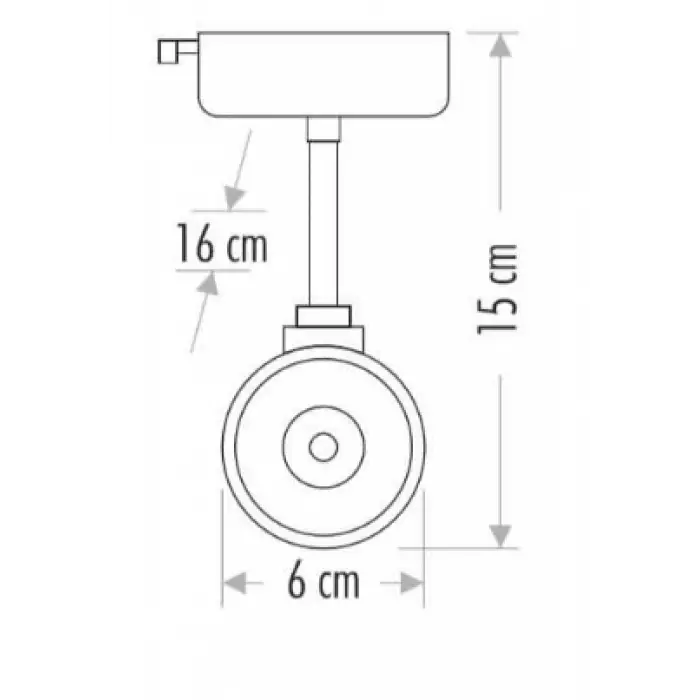 CATA CT 5338 Ledli Ray Spot 25W 6400K Beyaz Işık