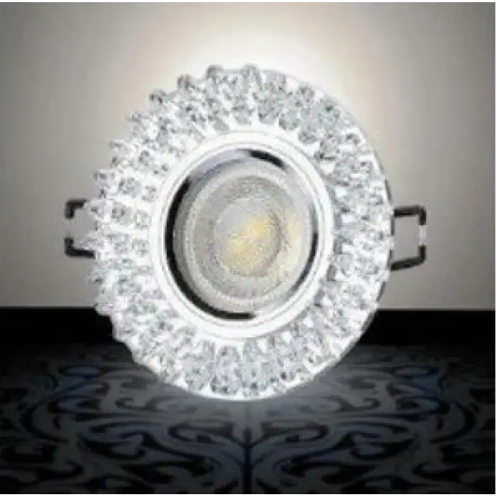 CATA CT 6569 Menekşe Kristal Cam Spot Kasası