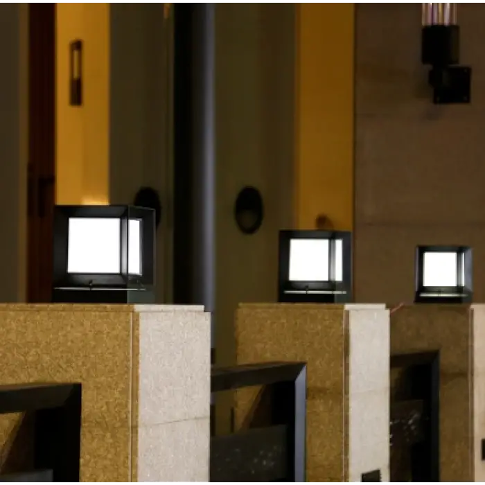 CATA CT 7022 Milan Bahçe Armatürü E27 Duy Siyah Kasa