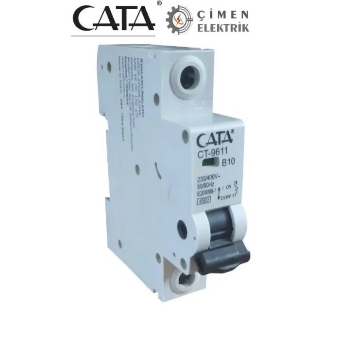 CATA CT 9611 1X10A B 4.5Ka Tipi Otomatik Sigorta