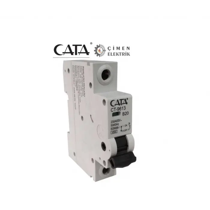 CATA CT 9613 1X20A 4.5Ka B Tipi Otomatik Sigorta