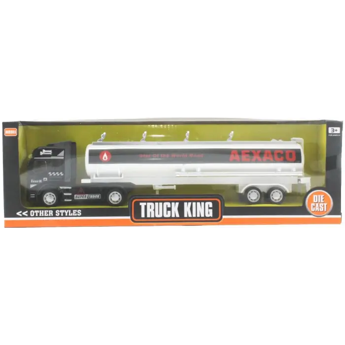 Çek Bırak Die Cast Siyah Kafalı Tanker