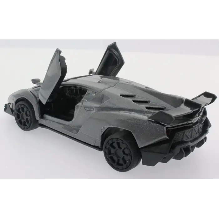 Çek Bırak Gri  Metal Spor Araba Sl6607B