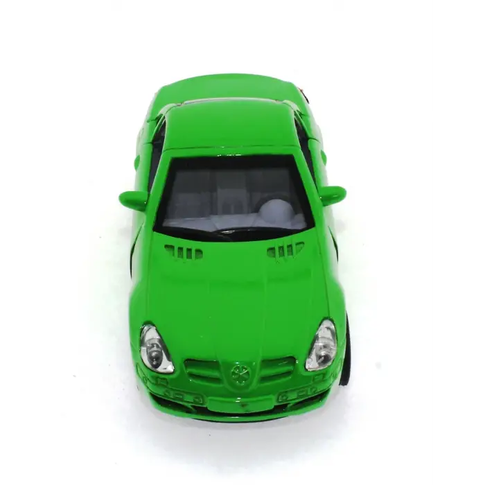 Çek Bırak Mercedes Benzeri Yeşil Metal Araba