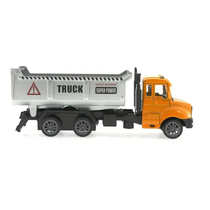 Çek Bırak Metal Mini Sarı Kamyon