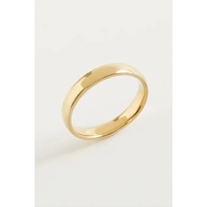 Çelik Alyans Yüzük 4 mm