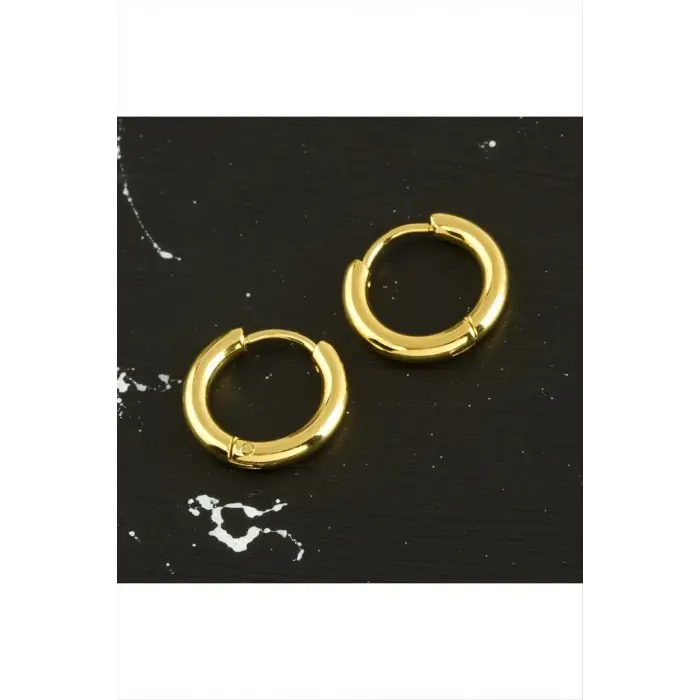 Çelik Halka Küpe 1 cm