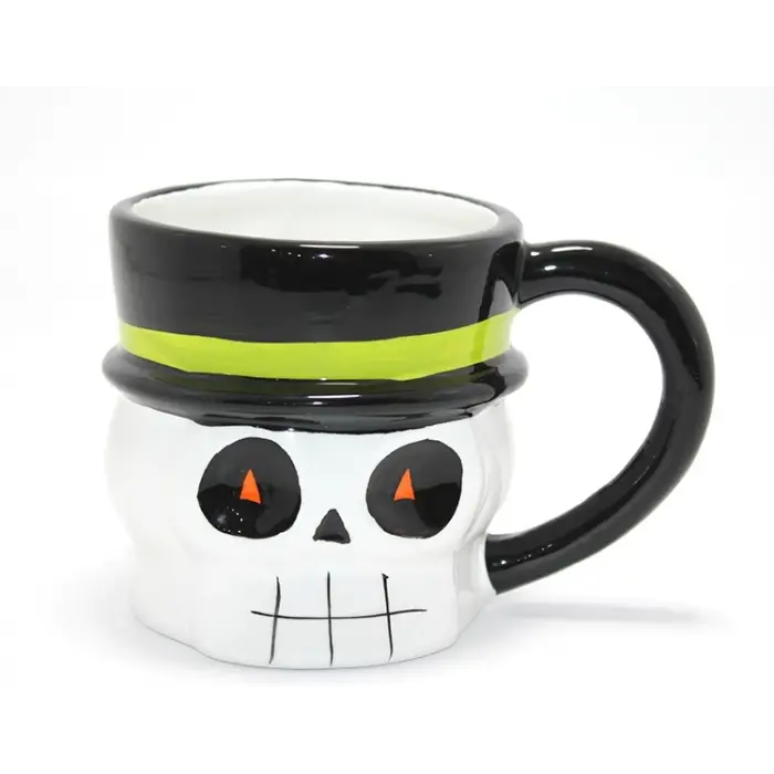 Centilmen İskelet 3D Kabartmalı Kupa Bardak