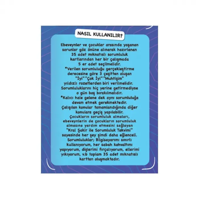 CHV-102049 Chiva Sorumluluk Takvimi